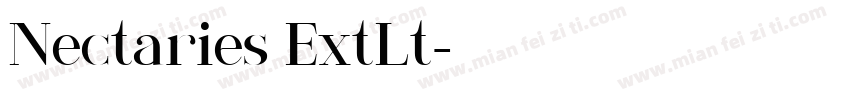 Nectaries ExtLt字体转换